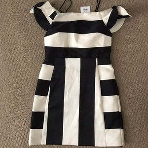 Poshmark Off Shoulder Striped Dress